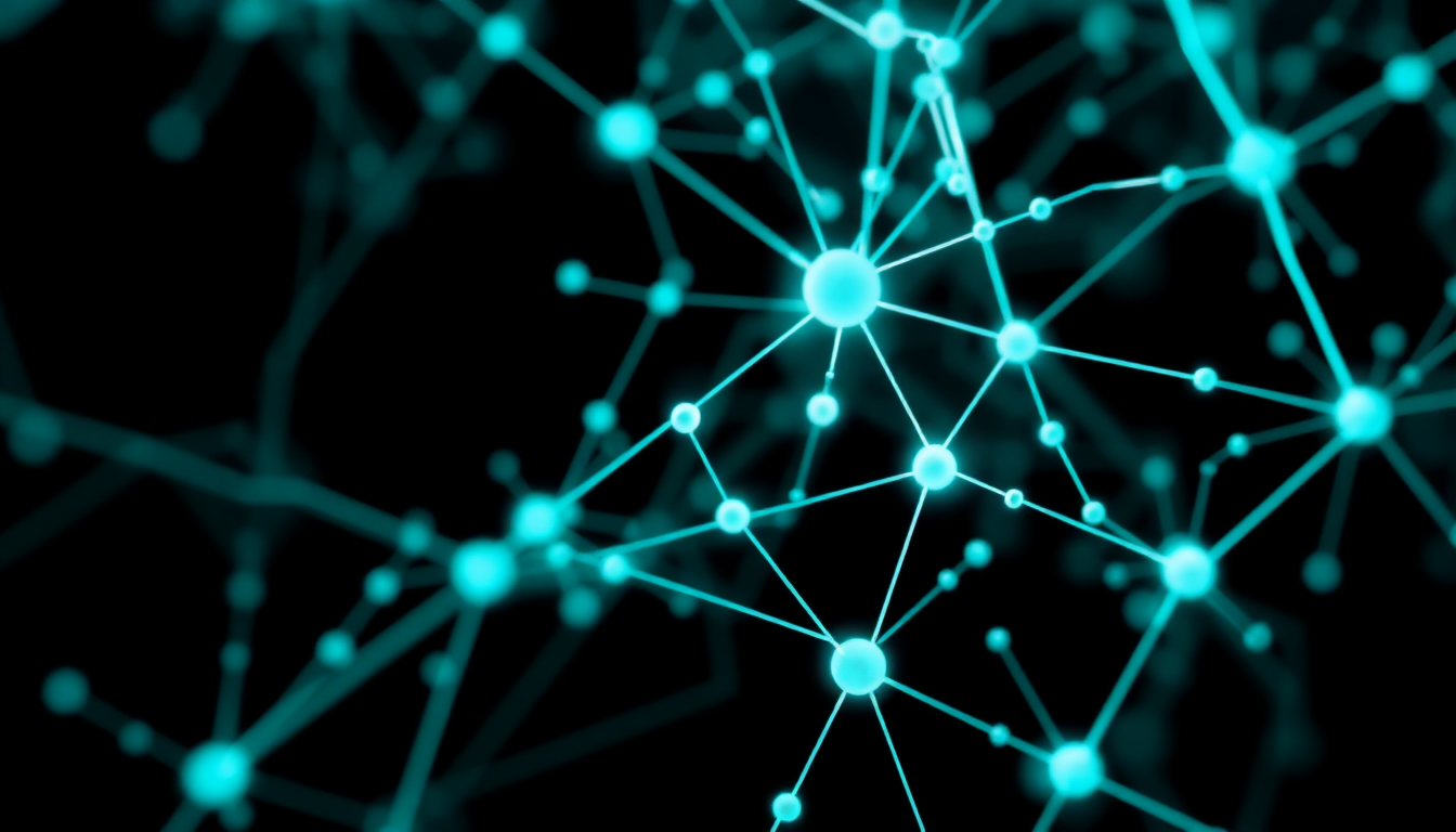 Abstract visualization of a forecasting model architecture