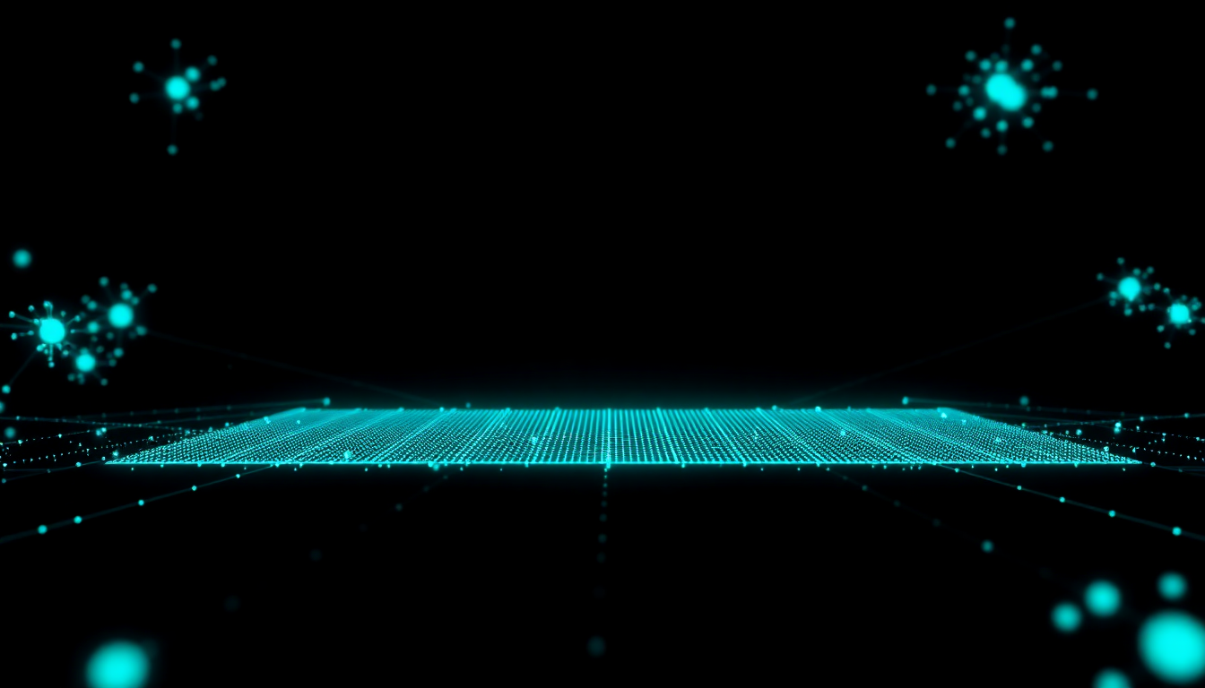 Abstract visualization of multiple enterprise data sources converging into a single connected operational intelligence layer