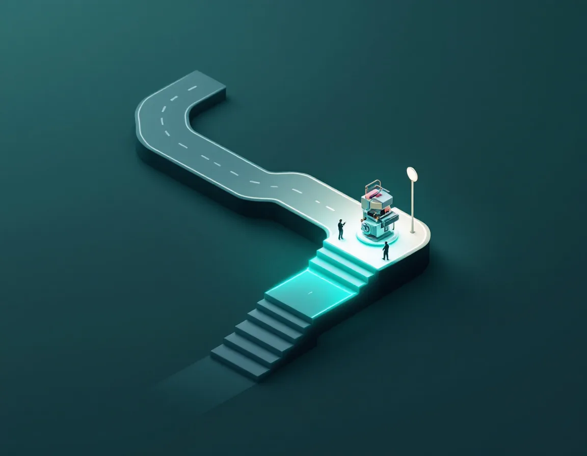 Long winding pilot road compared with a short direct AIP Bootcamp path to a working prototype