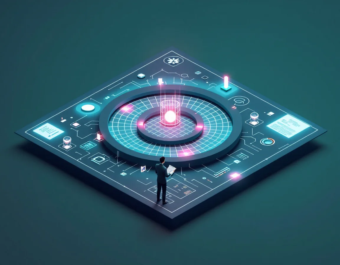 Layered Foundry governance design with markings, object policies, and AI controls under review