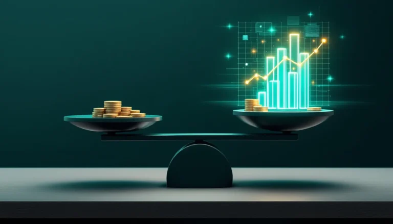 Palantir Foundry ROI shown as costs balanced against rising business value