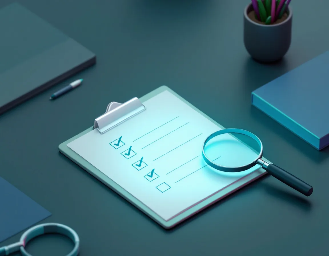 Palantir implementation partner RFP checklist with questions being reviewed